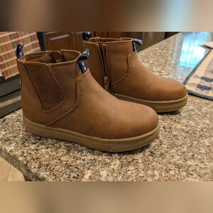 Cat & Jack Brown Boots With Zipper